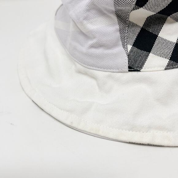 Burberry Reversible Bucket Hat Nova Check White Lilac Purple Black Cotton Womens main image 8